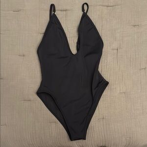 Gooseberry Intimates One Piece Swimsuit Black So Chic Size Medium